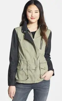 Womens Victoria Torres Bernardo Coated Sleeve Cotton Anorak Jacket - Sz S