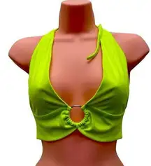 NWT women’s tied up in the neck sport bra size S