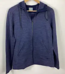 Icebreaker Heathered Zip Up Hoodie Jacket Size Medium