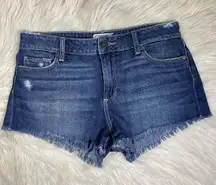 Jeans Raw Hem Kiera Shorts 27