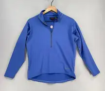 Marmot Pullover Womens Small Blue Half Zip Long Sleeve Outdoors Hiking Trail