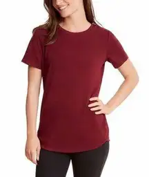 Red Tulip Hem Tunic Crewneck T-Shirt NWT