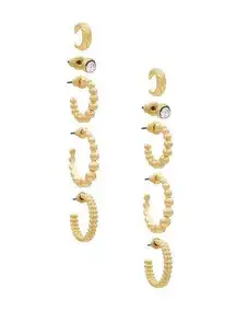 REVOLVE 8 Other Reasons Bubble Earring Set Gold Women's Size OS