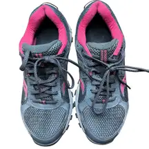 Saucony Raptor TR Shoes Womens Size 8.5 Gray Pink Trail Running‎ Grip S15427-5