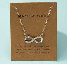 Forever Love Pendant Silver Necklace