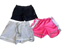 Lot of 3 Athletic Workout Shorts 90 Degree Champion C9 Size XS