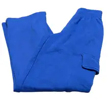 Grayson Threads Women's Gray Blue Elastic Waist Cargo Sweatpants - Size XS - NWT