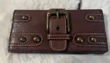 Isabella Fiore Brown Leather Wallet