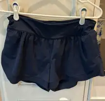 Calm Tides Running Shorts Size 8 Navy