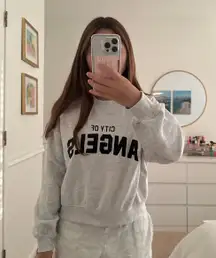 Grey City Of Angels Crewneck