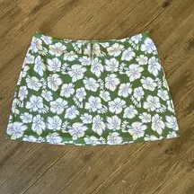 Pink| Hawaiian Print Swim Skirt sz XL