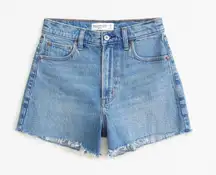 High Rise Denim 90s Cut Off Shorts