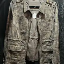 Express brand Camouflage Jacket