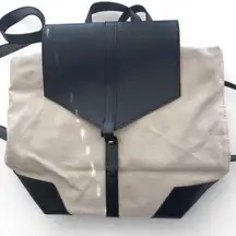Deux Lux Canvas and Vegan Leather Backpack NWOT