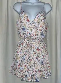 Trixxi Floral Romper Ruffle
