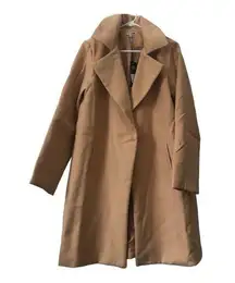 Fashion Nova Women’s Cold Weather Upper East Side Long  Open From Coat Sz M