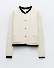 ZARA Button Down Cardigan Sweater