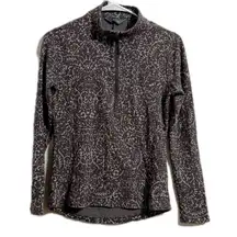 Eddie‎ Bauer women’s small one/4 zip abstract floral pullover ￼