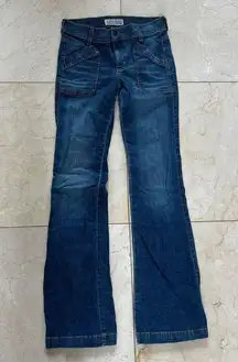 Heritage 1981 Classic Blue Flare Jeans Sz 1