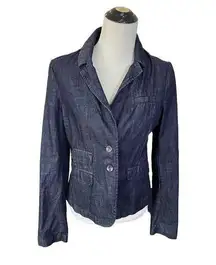 Anthropologie Pilcro and the Letterpress NWT Women’s Blue Denim Jacket Size M