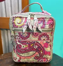 Vera Bradley retired pattern Paisley meets Plaid insulted lunch bag