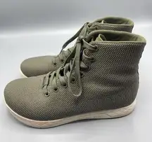 Nobull  Shoes High Top Trainer Sneakers Womens 8.5 Olive Green Cross Trainers