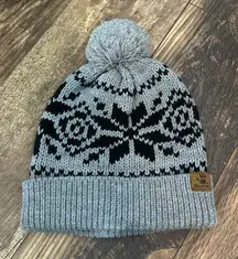 Women’s fall pattern Bearpaw beanie black/ gray color