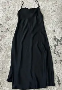 Petal + Pup Black Midi Dress Size US 6