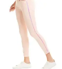 SKINNYGIRL SARAH SKINNY ANKLE PEACH SILK MID-RISE JEANS PANTS 29/8