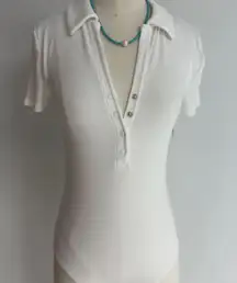 Gap White Bodysuit NWT 