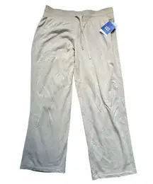 JoyLab Women's XL Beige Wide-Leg TALL LONG Sweatpants Casual Loose Fit