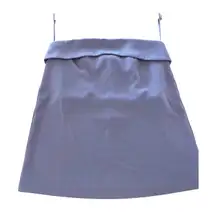 Lucca Womens Top Size S Purple‎ Gray Strapless Sleeveless Top Satin