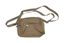 baggallini crossbody brown Travel Bag  Shoulder Traveling Purse‎ Waller Bag a1G
