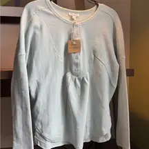 NWT Blu Pepper Top!  gorgeous mint color! M