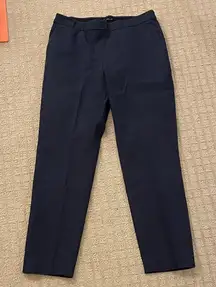 Theory Navy Pull On Dress Pants