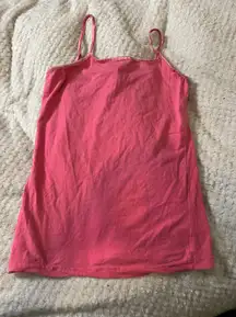 Medium icon apparel  pink spaghetti strap tank top