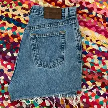 Vintage Ralph Lauren Jeans Co Blue Distressed Cutoff Denim Jean Shorts - 12P