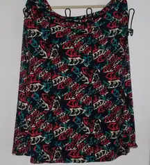 🌟3 for $21🌟 Womens 3XL Black Azure w/Triple Chevron Print