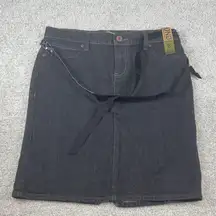 Y2K NWT Old Navy‎ Black Denim Skirt size 8