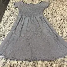 Hollister Women's Gray Midi Dress