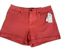 Flag & Anthem Rust Orange Cotton Blend Casual High Rise Sporty Comfy Soft Premiu