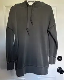 Aerie Charcoal Hoodie with Unique Detail