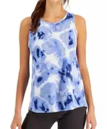 ID-Ideology Printed Tie Back Tank Top, Radial Lavender, Size S New w/Tag