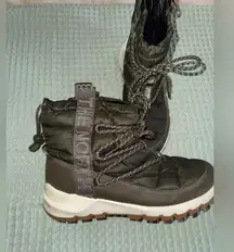 The North Face Women's THERMOBALL LACE UP, Taupe Green/Whisper White - US 8