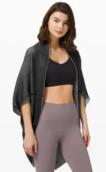 lululemon Exaltation Wrap Black Stargaze Gray