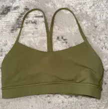 Lululemon Green Y Bra Flow