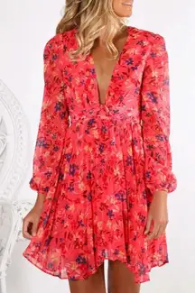 NWT La Maison Talulah Daze Chiffon Mini Dress