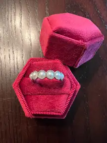 New 2025 Unisex Hot-Selling Luxury Imitation Pearl Ring Size 7