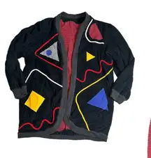 VTG Salaminder Sally Von Werlhof Reversible Jacket One Size Statement Funky Art‎