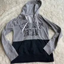 Live Love Dream Sequin Leopard Hoodie Small